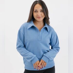 NWT Smash + Tess Louisa top in Parisian blue size 2XL